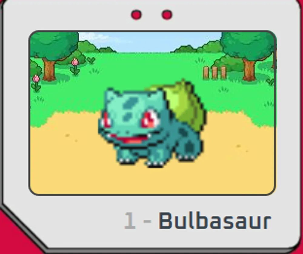 Captura de tela da Pokedex — aplicação que consome a PokeAPI