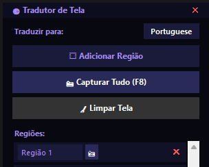 Captura de tela do Tradutor OCR — ferramenta desktop em Python com Tesseract